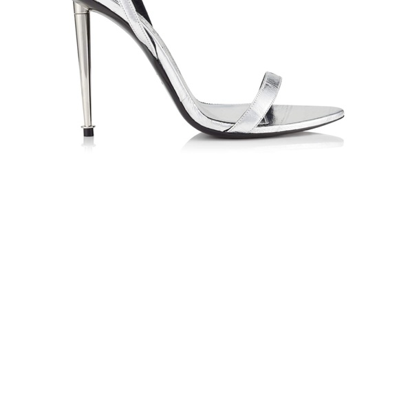 TOM FORD
Padlock Metallic Stiletto Sandals 37.5 - Picture 6 of 9